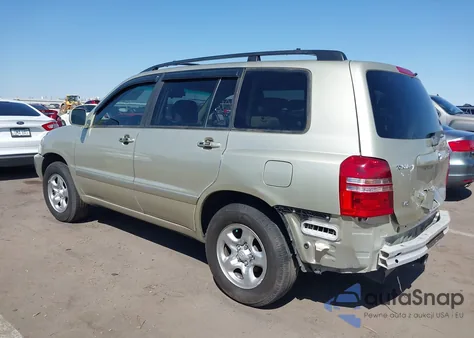 2003 Toyota Highlander V6 from USA, damaged, VIN JTEGF21A230119863